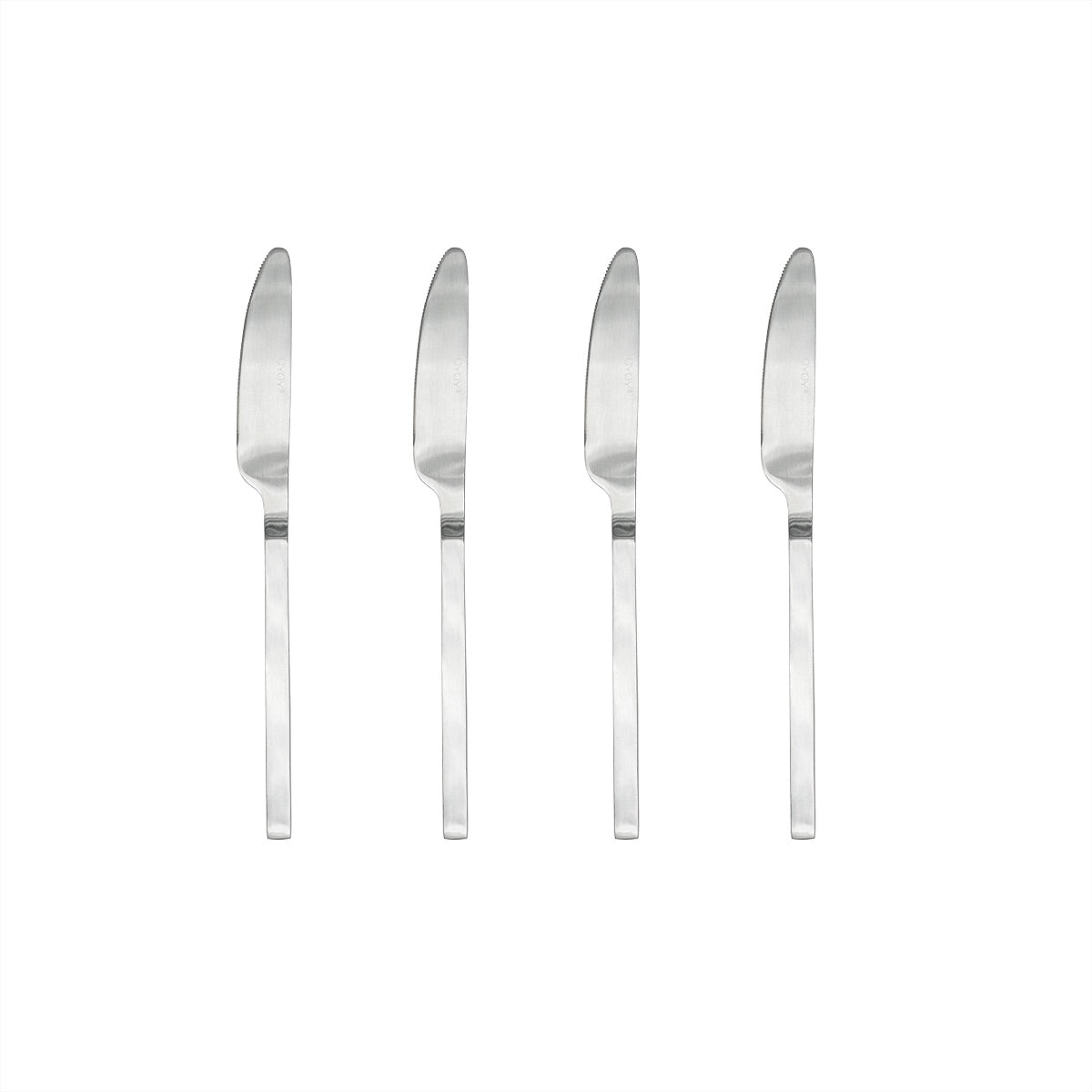 OYOY LIVING Yuka Knife - Pack Of 4 Cutlery 915 Brushed Steel