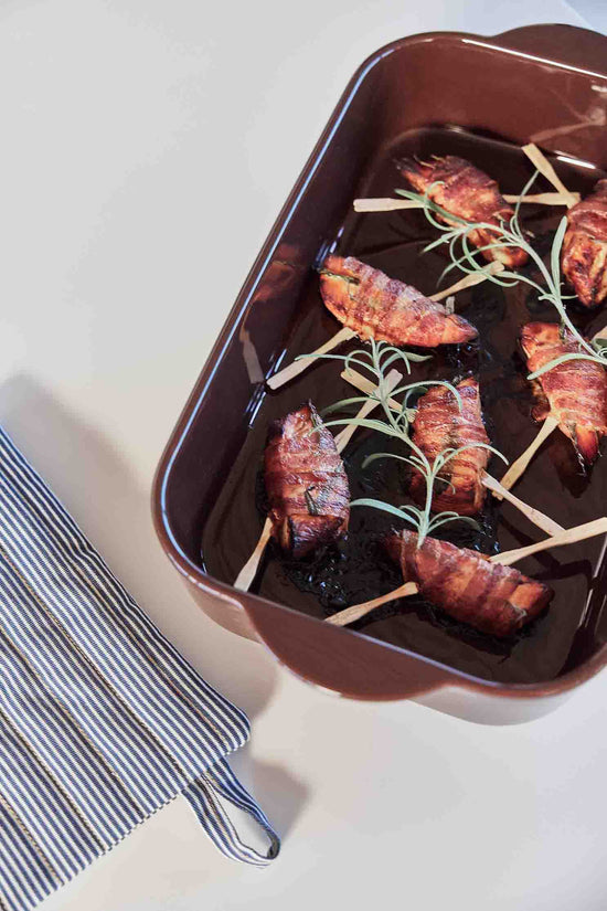 OYOY LIVING Yuka Oven Dish - Medium Dining Ware 911 Dark Terracotta
