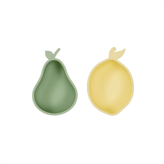 OYOY MINI Yummy Lemon & Pear Snack Bowl Bowl 801 Yellow / Green