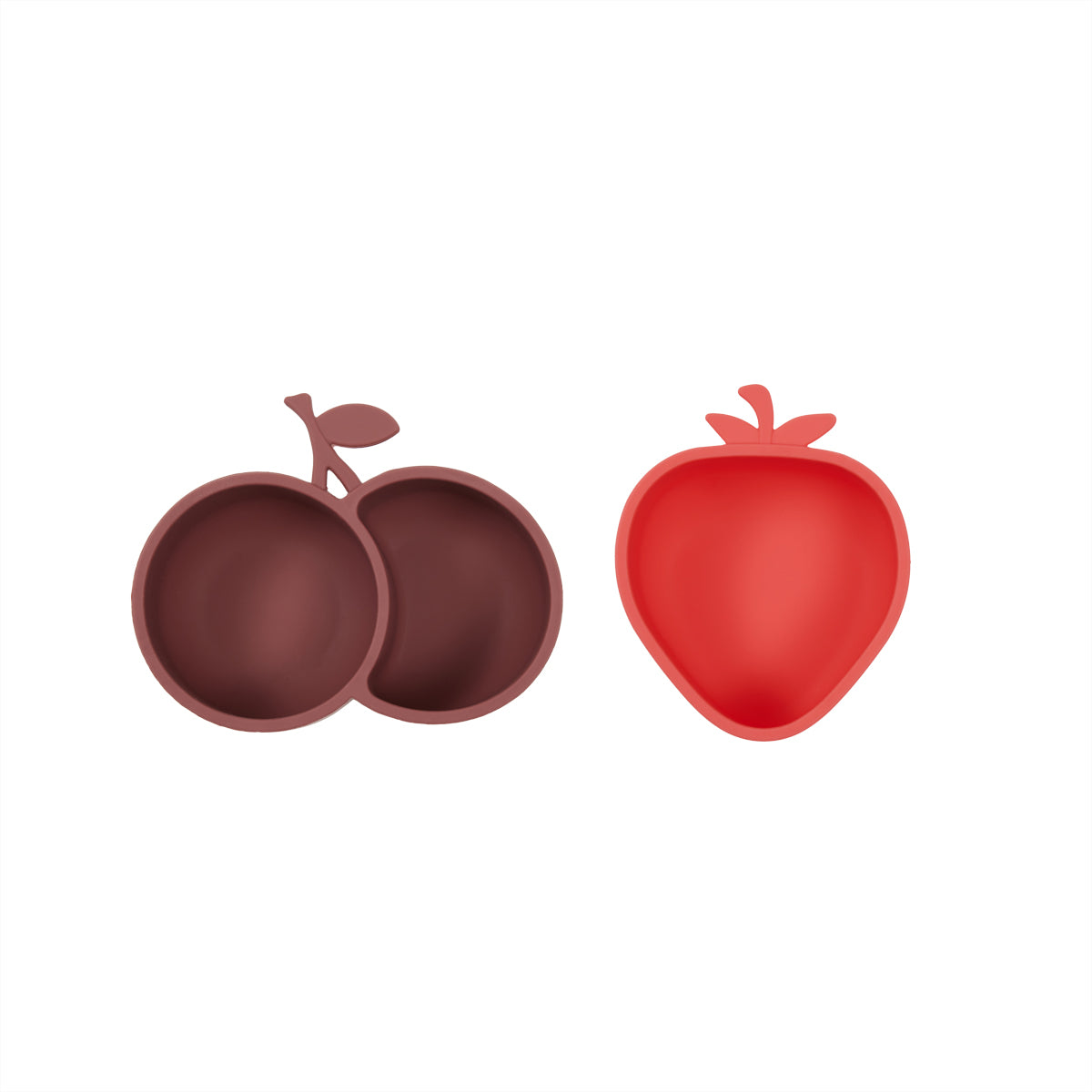 OYOY MINI Yummy Strawberry & Cherry Snack Bowl Bowl 405 Cherry Red / Nutmeg