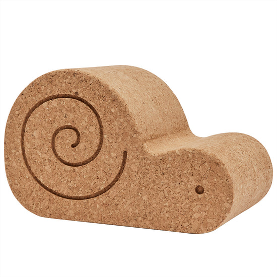 OYOY MINI Cork Sally Snail Tumble Toy 901 Nature