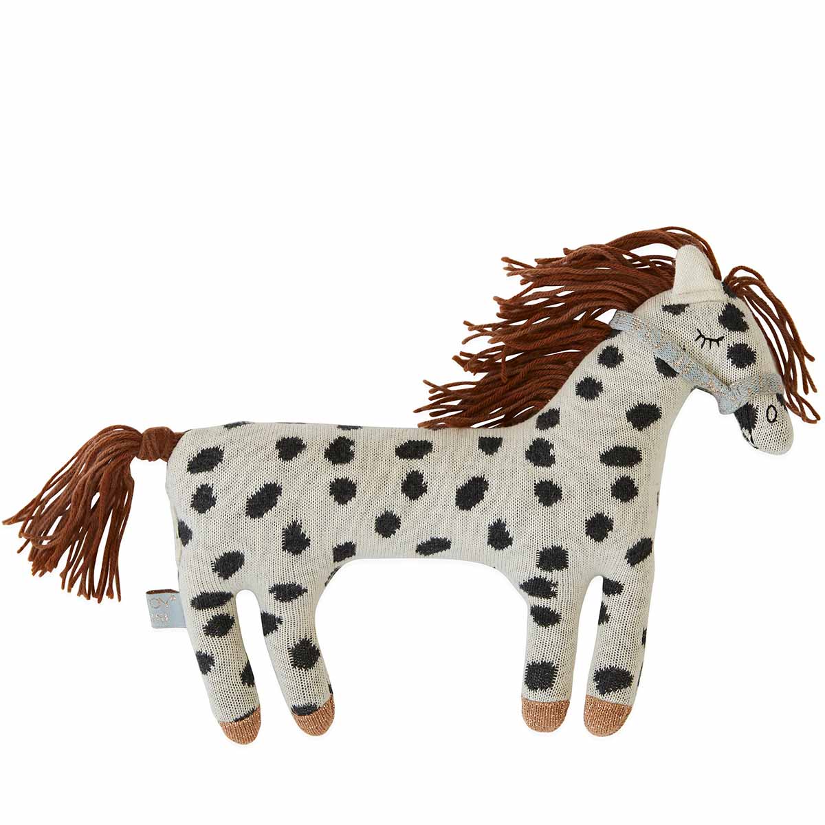 OYOY MINI Darling - Little Pelle Pony Soft Toys 102 Offwhite / Black