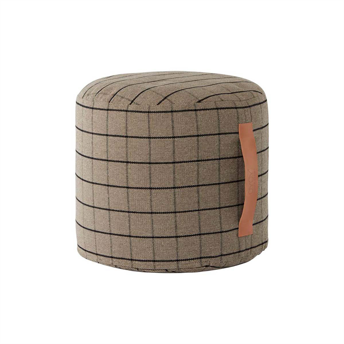 Indlæs billede i Gallery viewer, OYOY LIVING Grid Pouf Pouf 306 Clay
