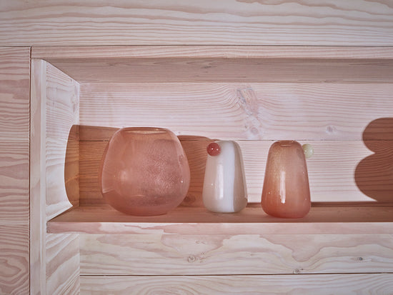 OYOY LIVING Lasi Vase - Medium Vase 312 Taupe