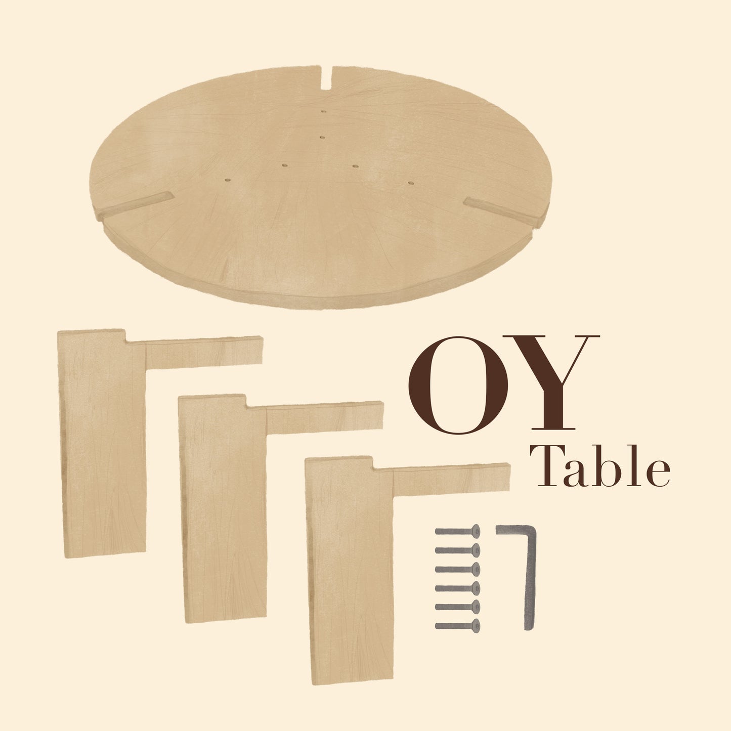 Charger l&amp;#39;image dans la galerie, OYOY LIVING OY Coffee Table - Small Coffee Table 901 Nature
