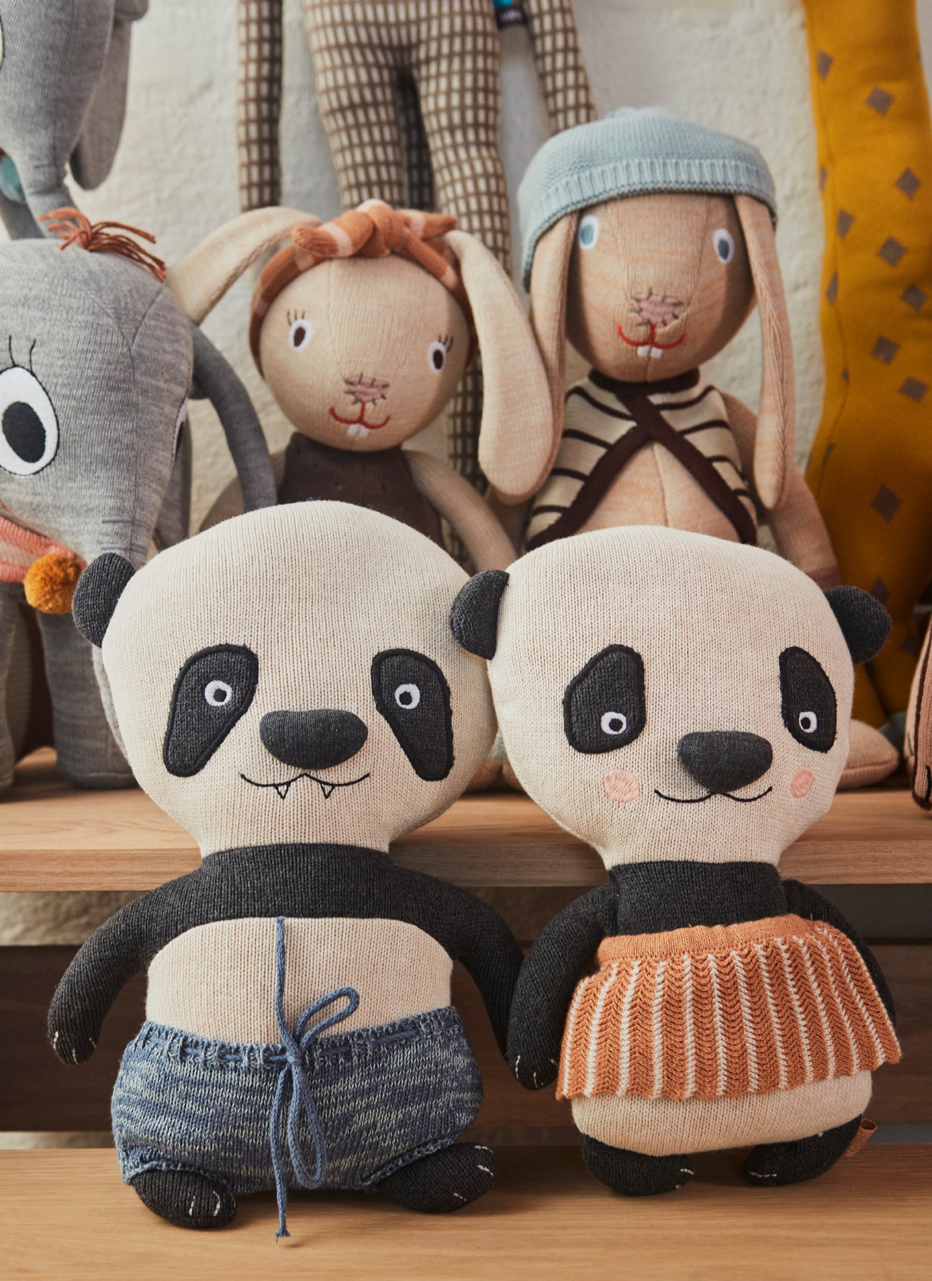 OYOY MINI Lun Lun Panda Bear Soft Toys 908 Multi