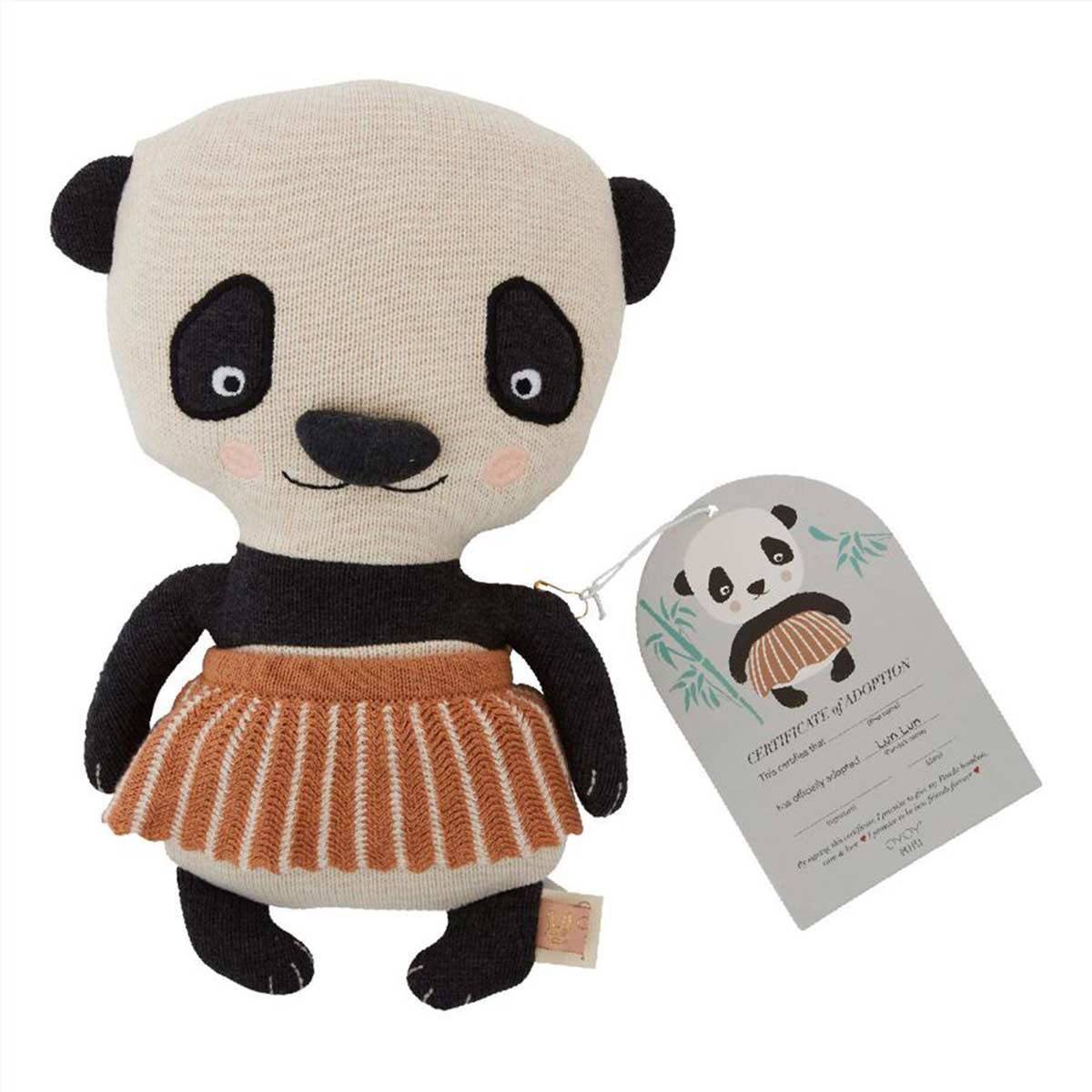 OYOY MINI Lun Lun Panda Bear Soft Toys 908 Multi