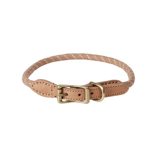 Charger l&amp;#39;image dans la galerie, OYOY ZOO Perry Dog Collar - Extra Large Walk and Talk 307 Caramel
