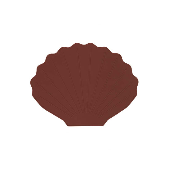 OYOY MINI Placemat Scallop Placemat 305 Nutmeg