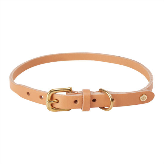 Charger l&amp;#39;image dans la galerie, OYOY ZOO Robin Dog Collar - Extra Large Collar &amp;amp; Leash 909 Natural
