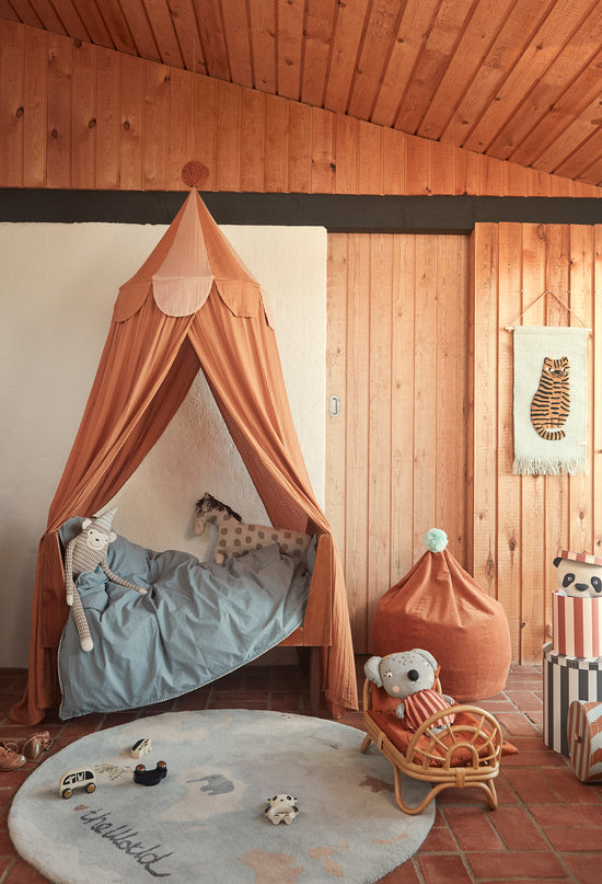 Indlæs billede i Gallery viewer, OYOY MINI Ronja Canopy Bed canopy 307 Caramel
