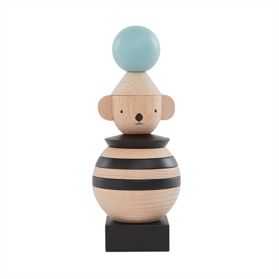 Indlæs billede i Gallery viewer, OYOY MINI Wooden Stacking Koala Toy 901 Nature
