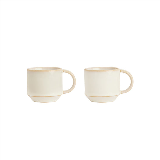 OYOY LIVING Yuka Espresso Cup - Pack of 2 Cup 102 Offwhite